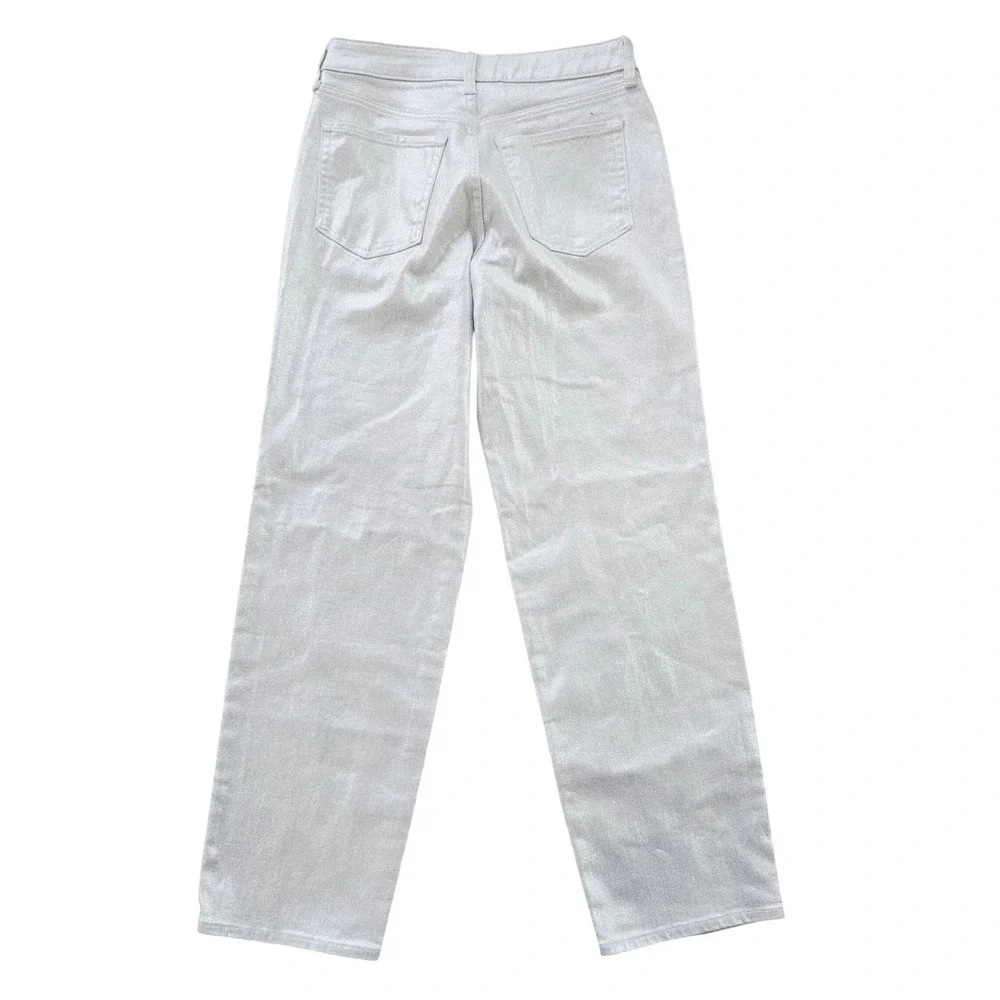 Old Navy -1336 NWT High-Waisted Silver Shine OG Loose Jeans Womens OG Size‎ 2